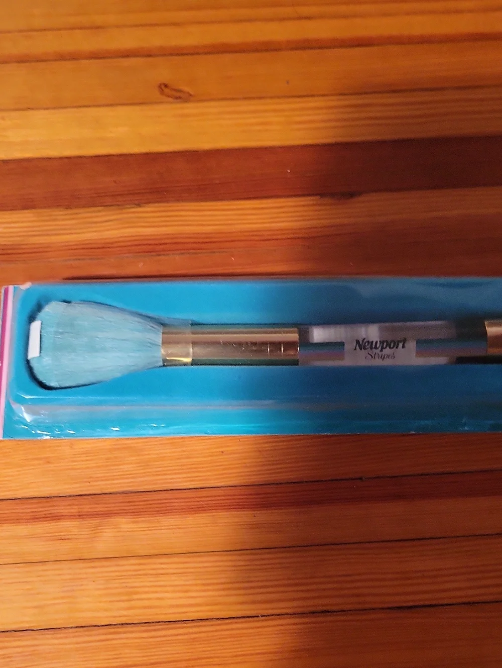 Rare Newport Stripes Makeup Brush in Original Packaging